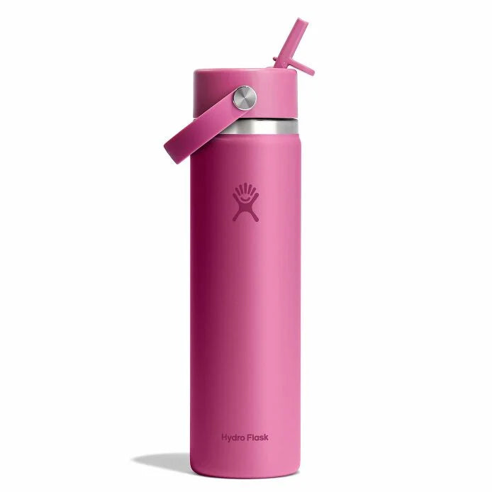 Hydroflask 24oz Wide Mouth Bottle with Flex Straw Cap