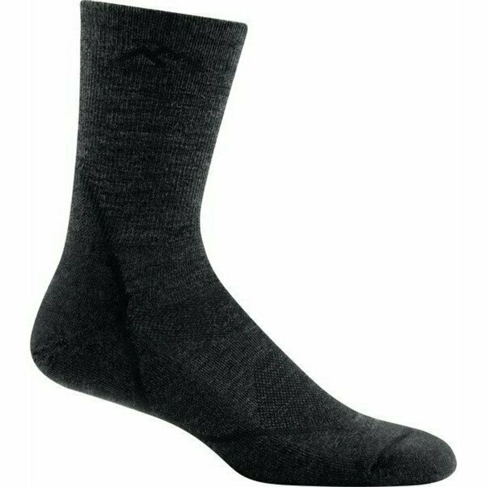 Darn Tough Men's Light Hiker Micro Crew Lightweight Hiking Sock - Black