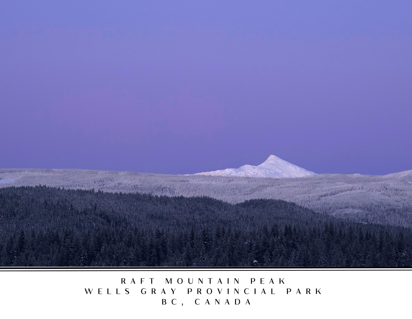 Wells Gray Postcard