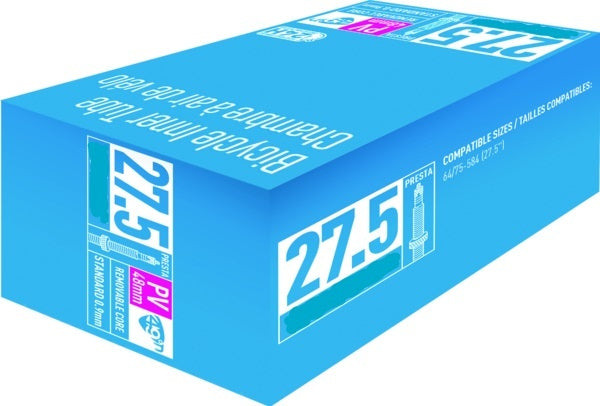 49°N Bicycle Inner Tube - 27.5" - 1.95-2.40 Presta Valve 48mm