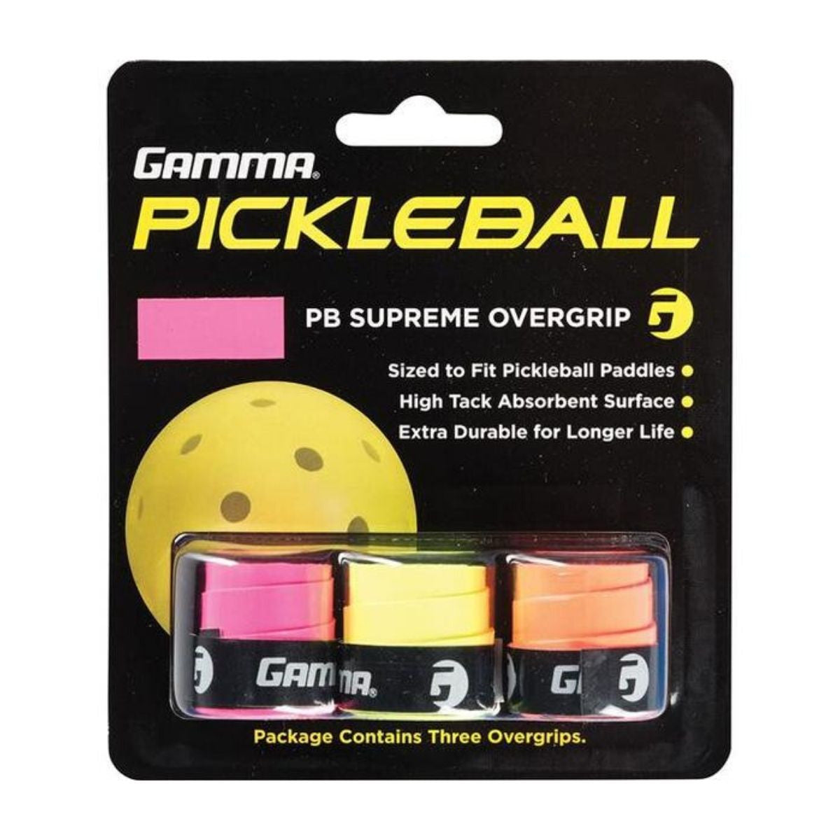 Gamma Supreme Overgrip - 3 Pack