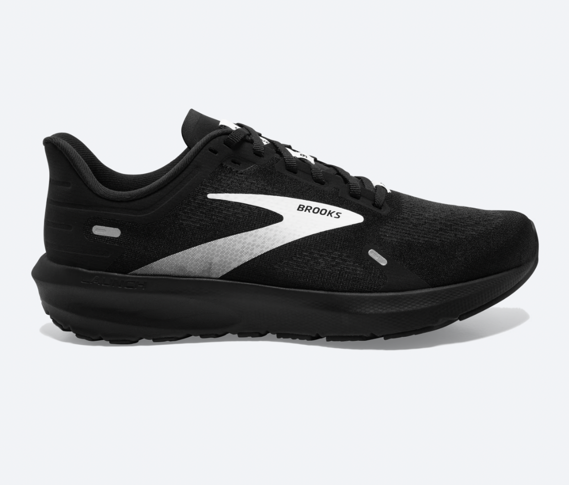 Brooks Launch 9 WIDE Men's Road Runners - Black/White