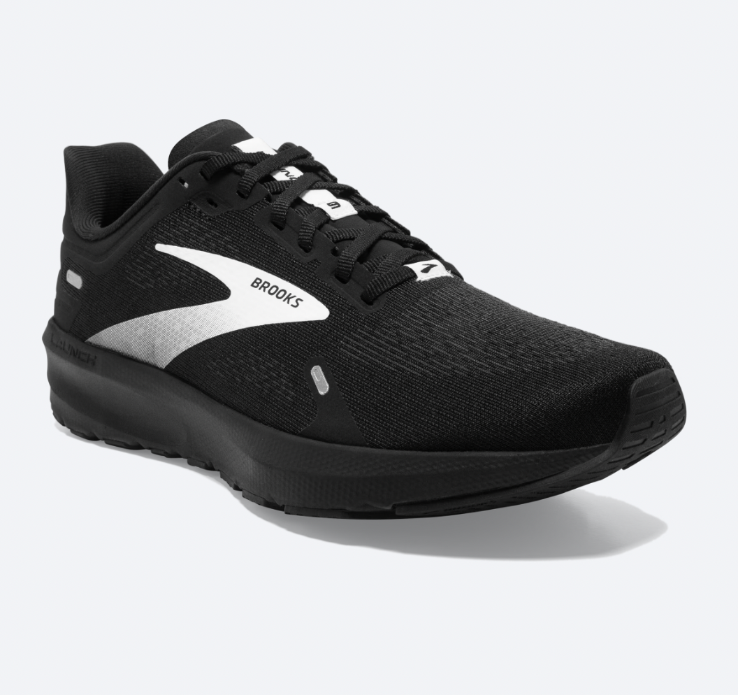 Brooks Launch 9 WIDE Men's Road Runners - Black/White