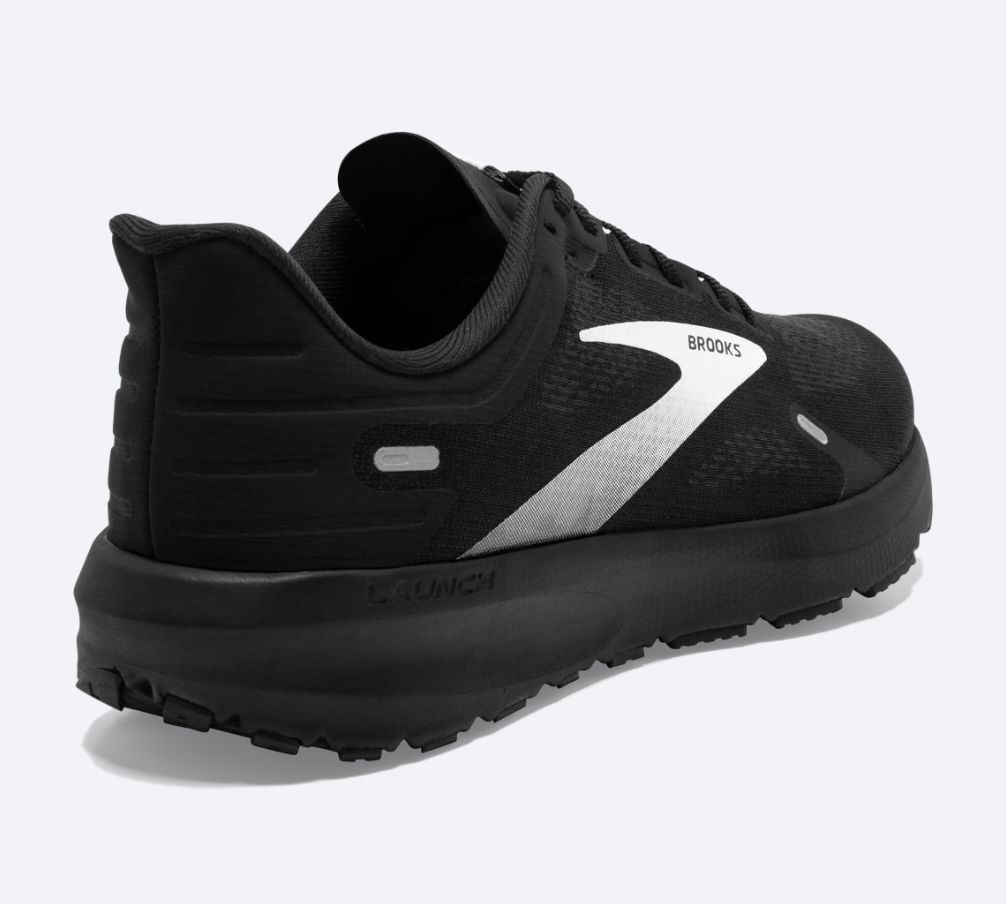 Brooks Launch 9 WIDE Men's Road Runners - Black/White
