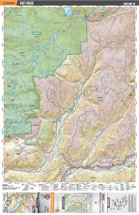 Backroad Mapbooks TOBC38 Topo - Raft River