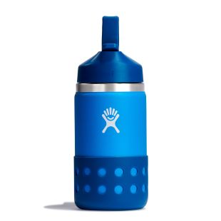 Hydroflask 12oz Kids Wide Mouth Bottle with Straw Lid