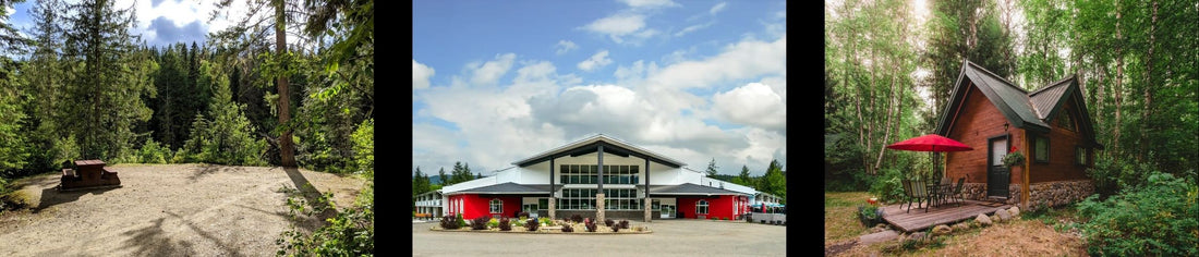 Many places to stay in Clearwater BC