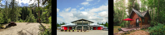 Many places to stay in Clearwater BC