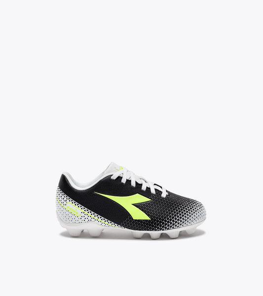 Diadora Pichichi 6 MD Junior Soccer Cleats - Black/Fluorescent