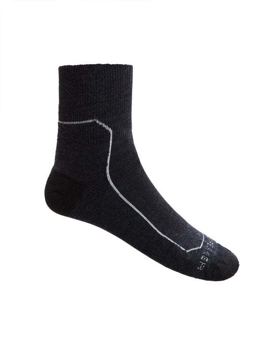 Icebreaker Merino Hike+ Light Mini Mens Socks - Black