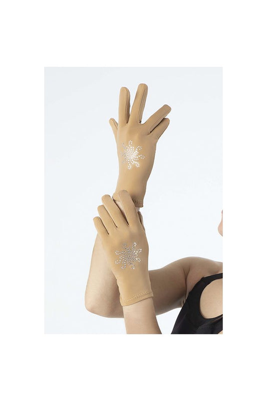 Mondor Thermal Adult Skating Gloves - Caramel