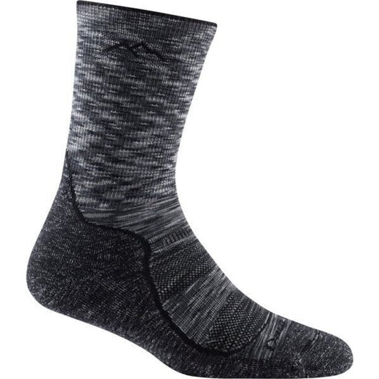 Darn Tough Mens Light Hiker Micro Crew Lightweight Hiking Sock - Space Grey