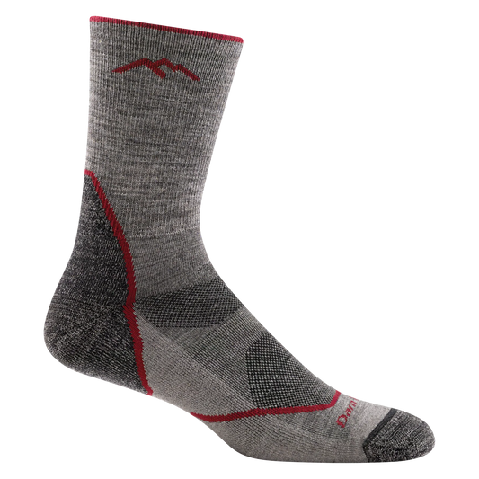 Darn Tough Men's Light Hiker Micro Crew Lightweight Hiking Sock - Taupe