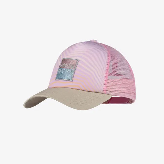 Buff Youth Trucker Cap - Katsy Orchid