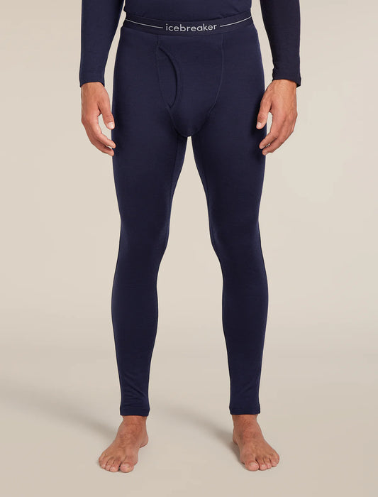 Icebreaker Men's Merino 200 Oasis Leggings with Fly - Midnight Navy