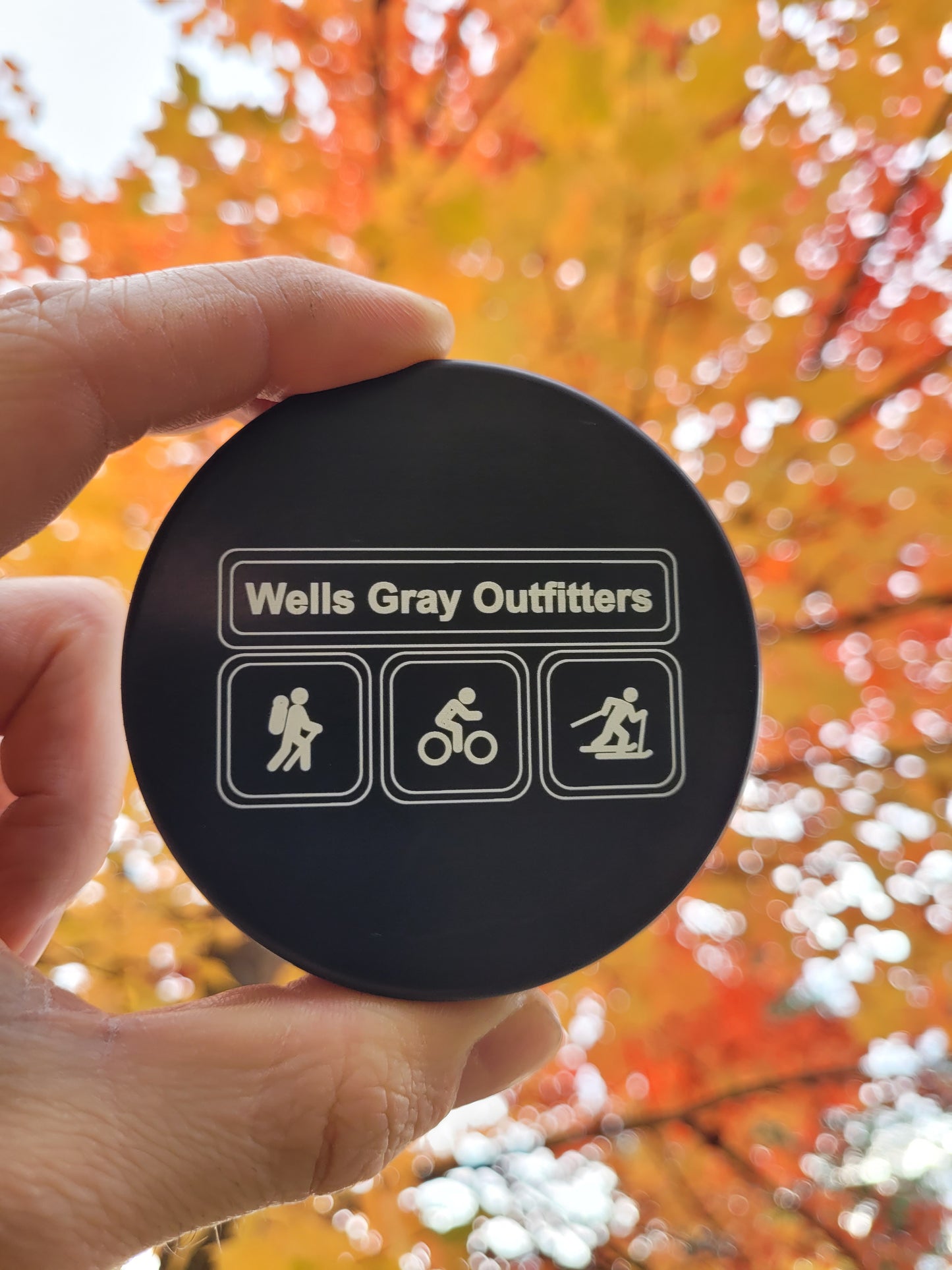 Custom Hockey Puck Wells Gray Outfitters