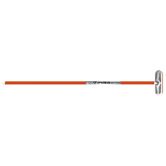 Olson PYRO Flat Shaft Fiberglass Curling Brush - Orange