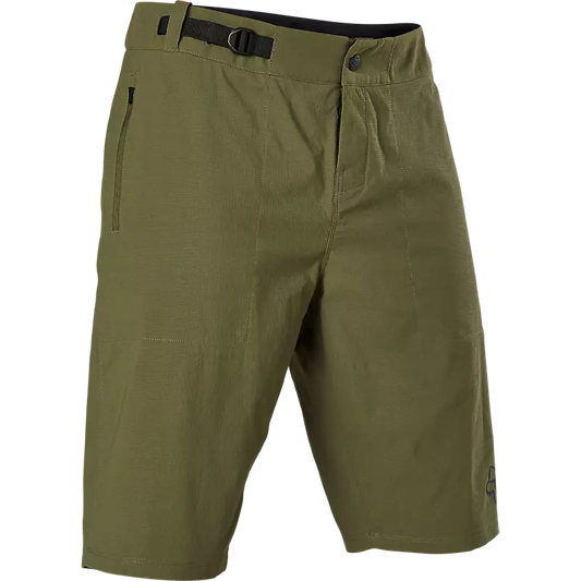 Fox Ranger Mens Lined MTB Shorts - Olive Green