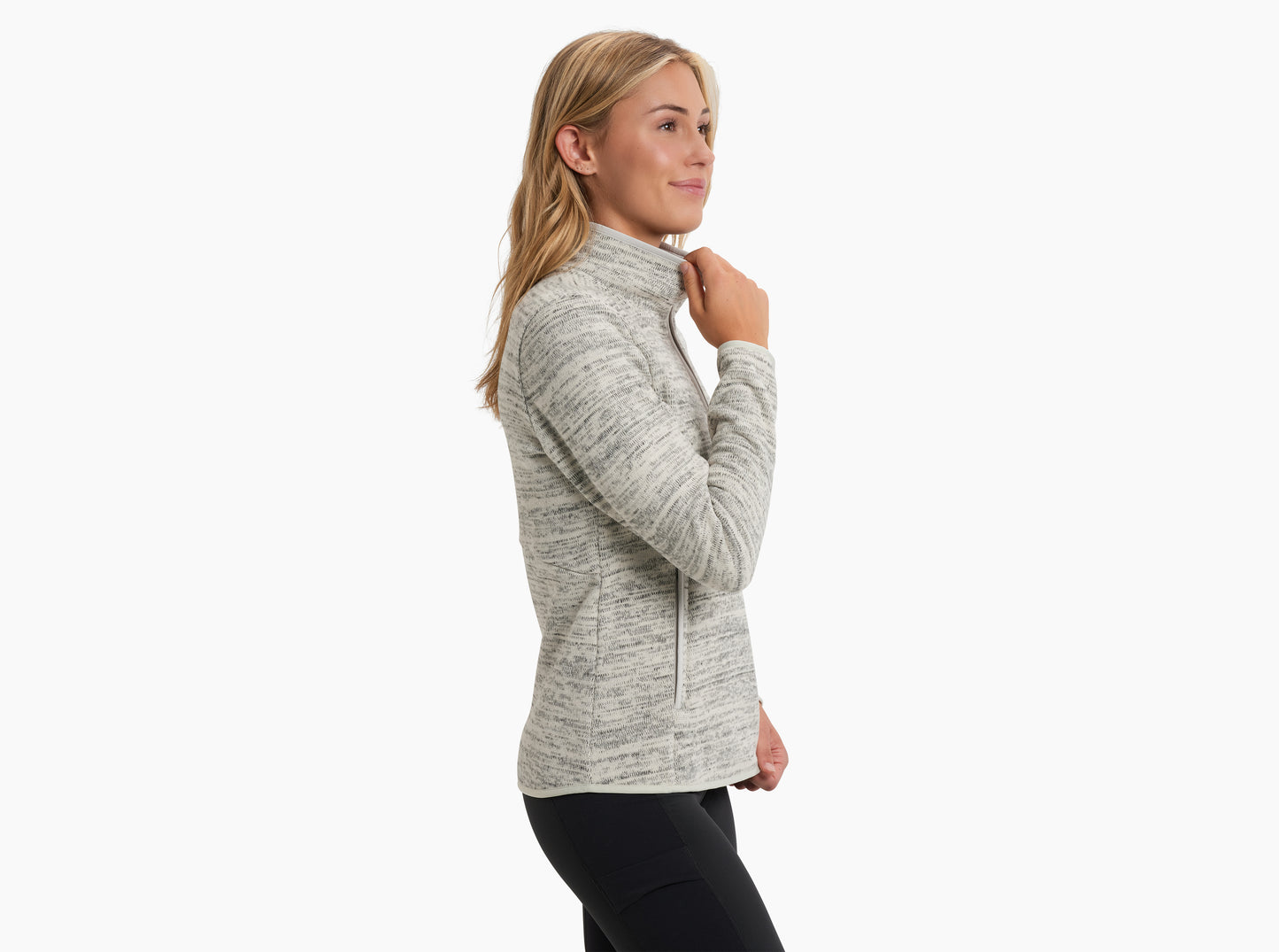 Kuhl Womens Ascendyr 1/4 Zip Sweater - Ash