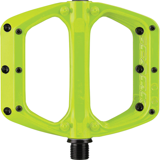 Spank Spoon DC Pedals - Lime Green