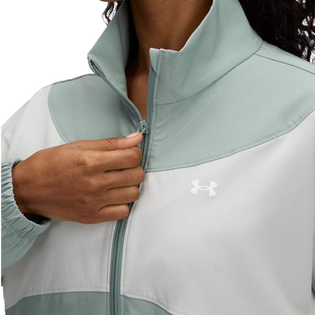 Under Armour Womens Rival Woven Full Zip Jacket