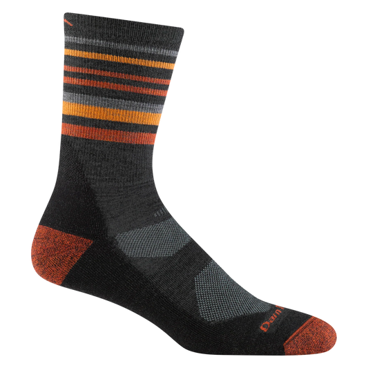 Darn Tough Men's Fastpack Micro Crew Lightweight Hiking Sock - Charcoal