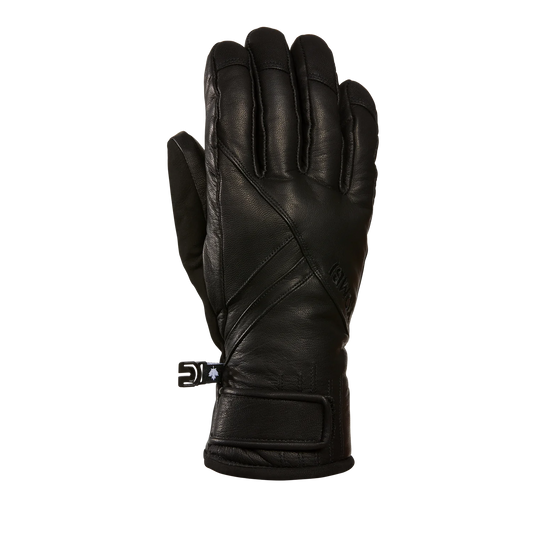 Kombi Distinct Primaloft Leather Women's Gloves - Black