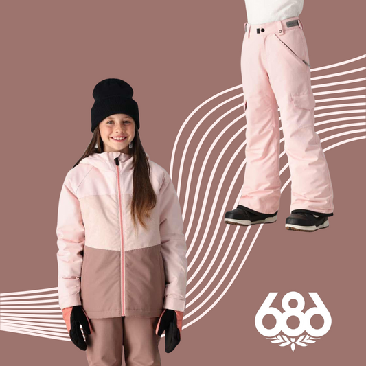 686 Pink Pearl Girls Snow Suit