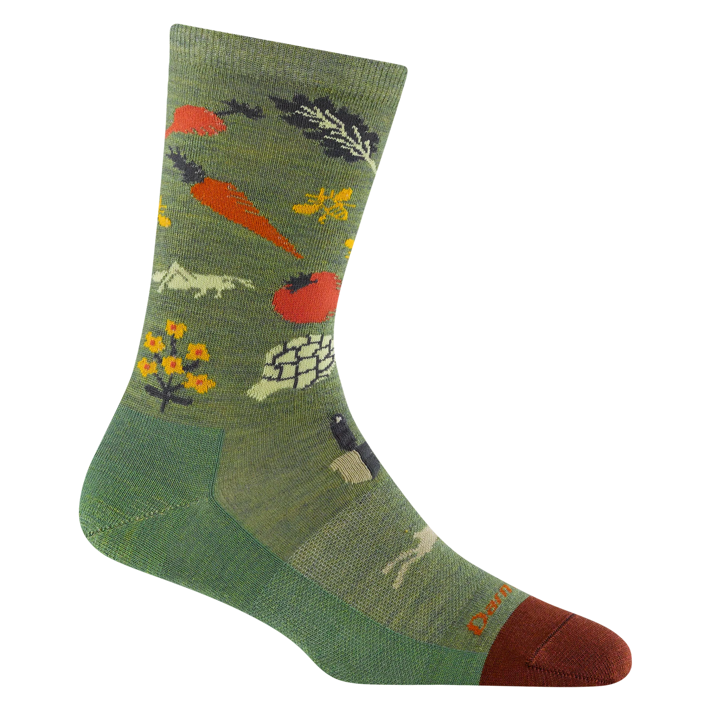 Darn Tough Women's Farmer's Market Crew Lightweight Lifestyle Sock - Willow