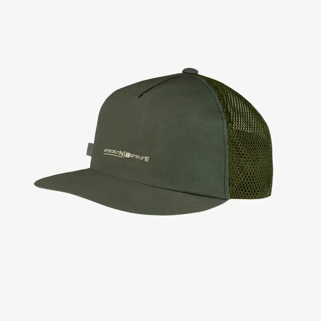 Buff Pack Trucker Cap - Military Green