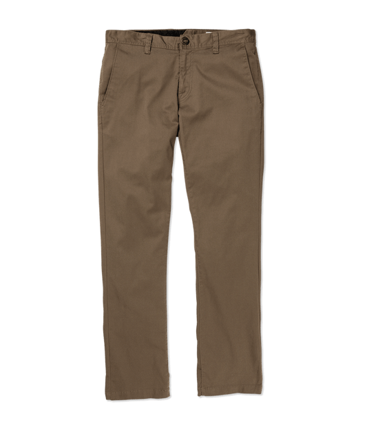 Volcom Frickin Modern Stretch Chino Men's Pants - Mushroom