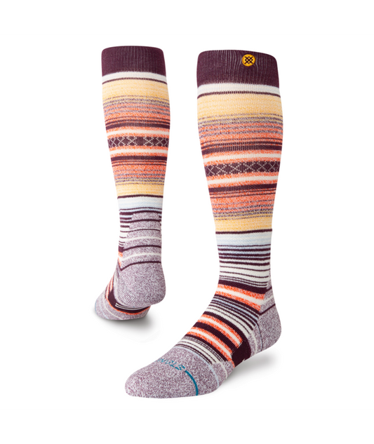 Stance Curren Ski & Snowboard Socks - Wine