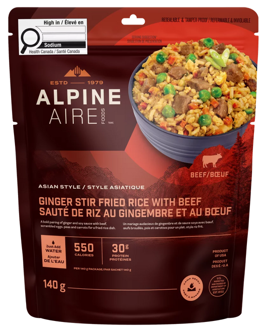 AlpineAire Ginger Stir Fried Rice With Beef