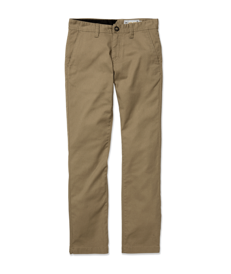 Volcom Frickin Modern Stretch Boys Pants - Khaki