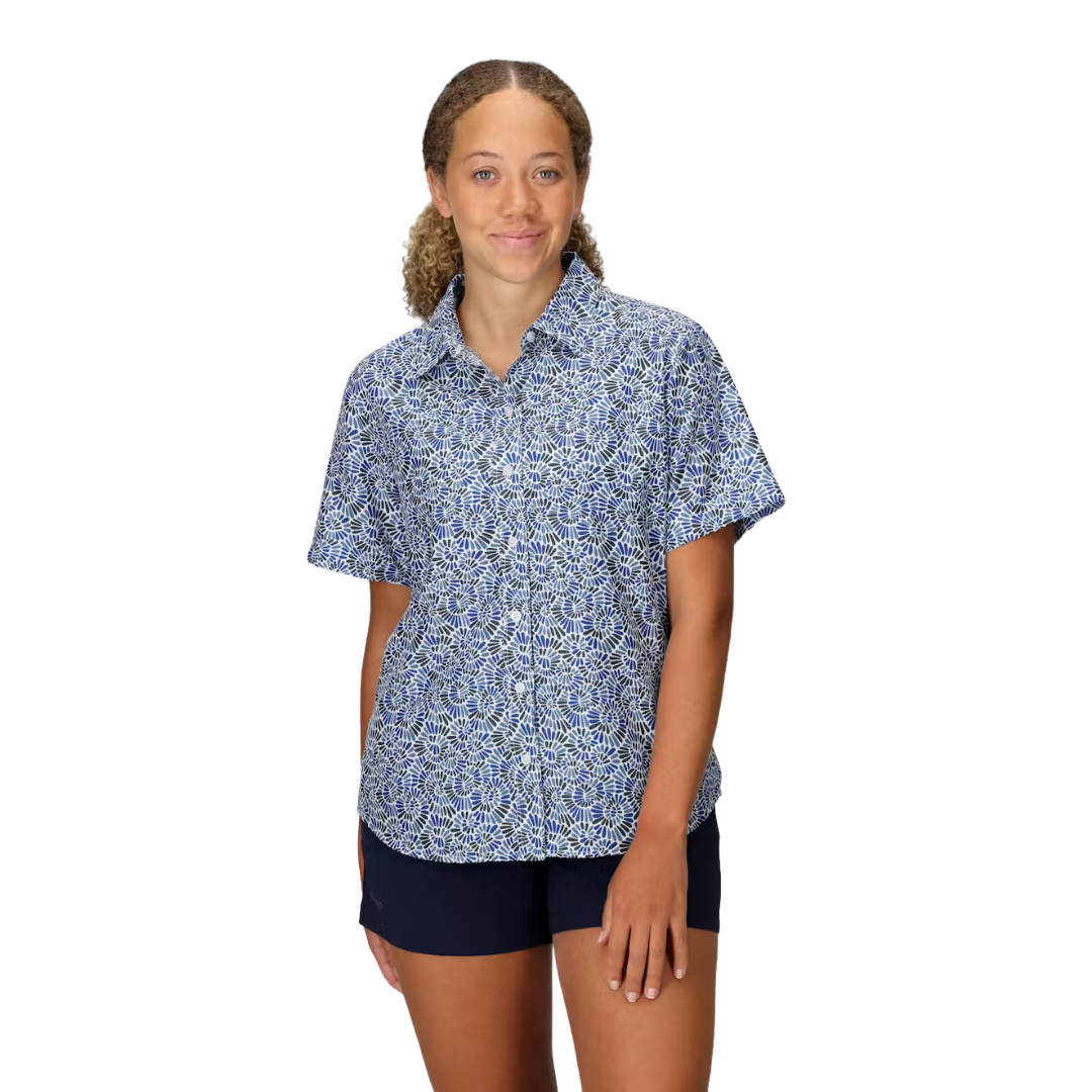 Marmot Air Exchange Perforated Short Sleeve Patterned Shirt