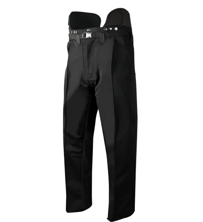 Padded ice hockey referee pants