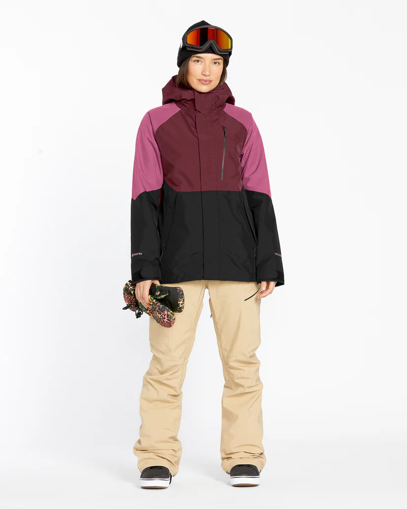 Volcom V.Co Aris Womens Gore-Tex Jacket - Burgundy