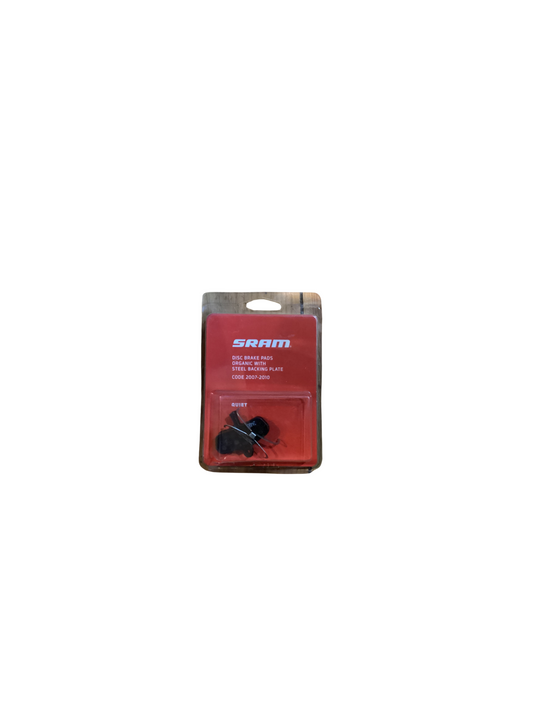 Sram Organic Disc Brake Pads With Steel Backing Plate Code 2007-2010