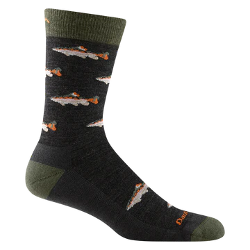 Darn Tough Men's Spey Fly Crew Lightweight Lifestyle Socks