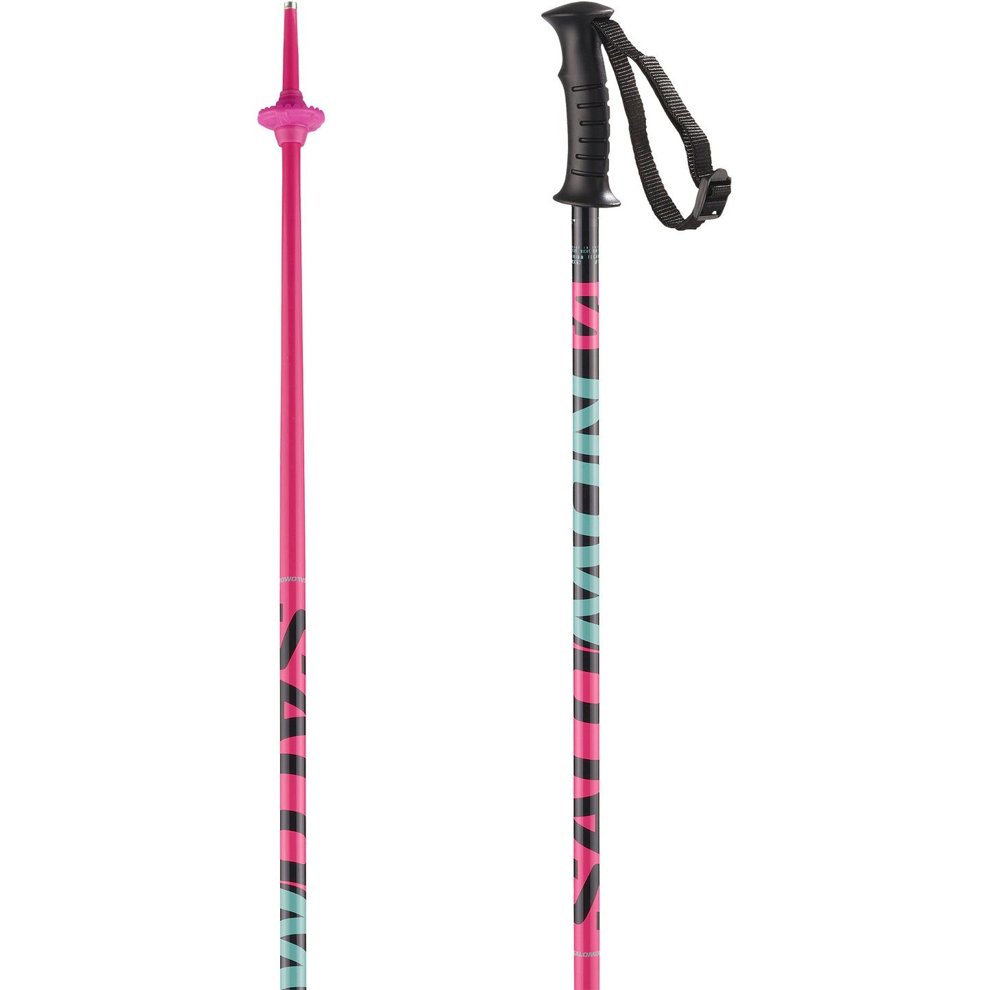 Salomon Kaloo Junior Ski Poles - Pink