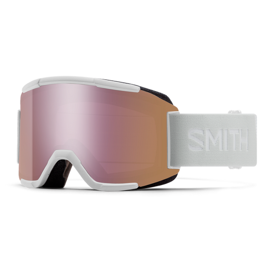 Smith Squad Goggles - White Vapor with ChromaPop Everyday Violet Mirror & Clear Lenses