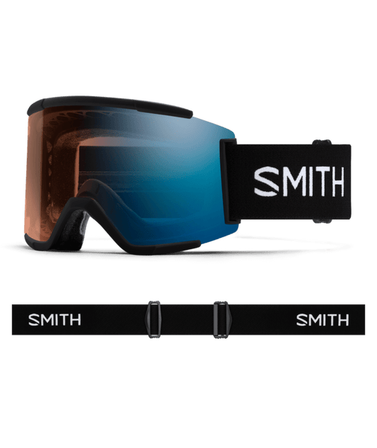 Smith Squad XL Black + ChromaPop™ Pro Photochromic Blue Mirror Lens