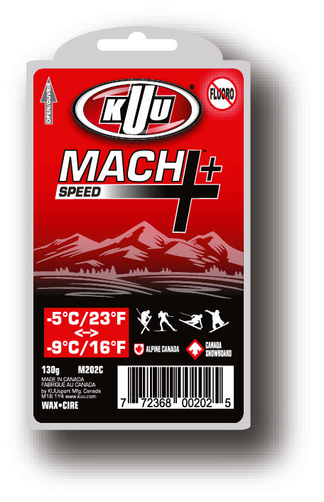 Kuu Mach+ Speed Universal Ski Wax– 130g