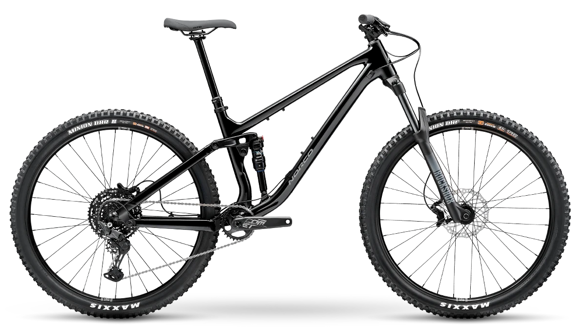 Black Norco Fluid FS A3 Mountain Bike