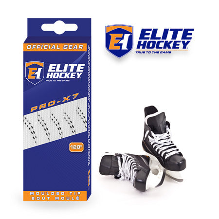 Elite Hockey Pro X7 Wide Moulded Tip Laces