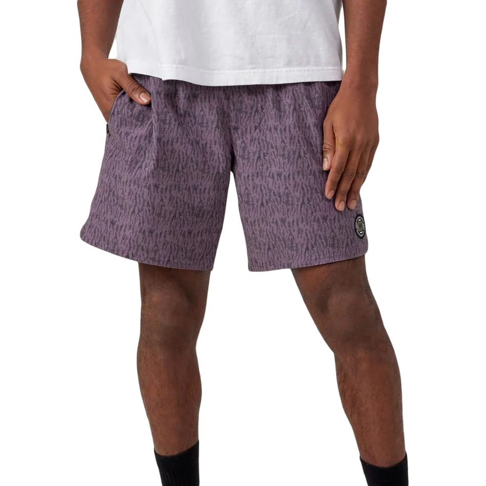 686 Re-Up Elastic Water Shorts - Purple Haze Worm Camo