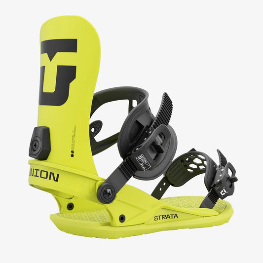 Union Strata Mens Snowboard Bindings - Acid Green