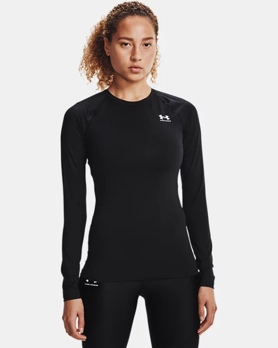 Under Armour Women's HeatGear® Compression Long Sleeve - Black