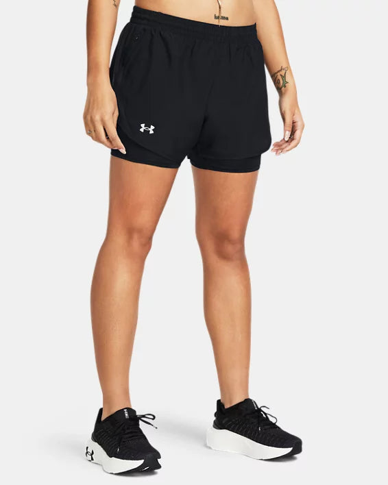 Under Armour Women's UA Fly-By 2-in-1 Shorts