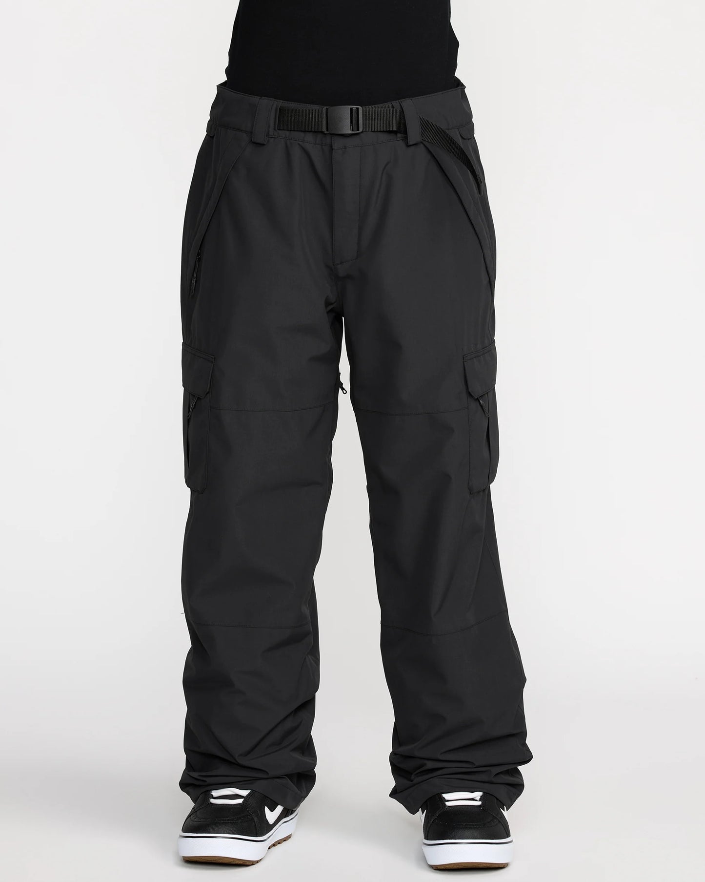 Baggy black Volcom snow pants
